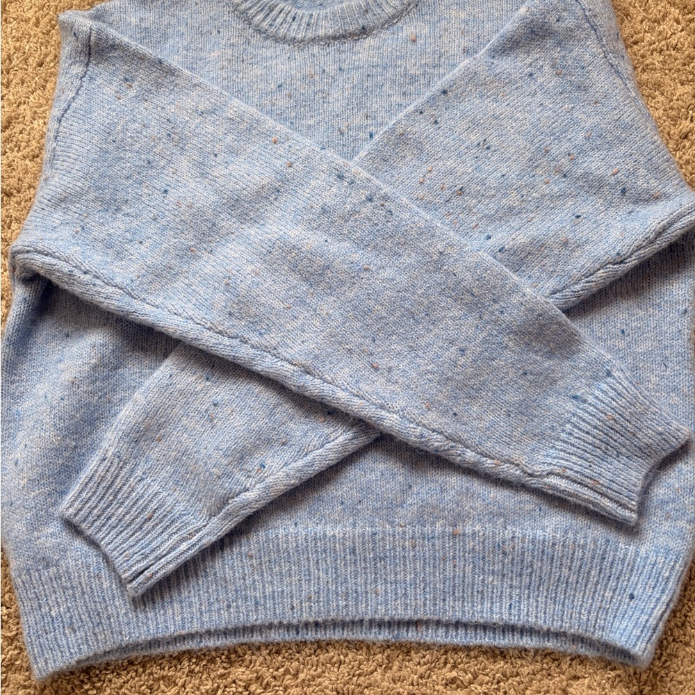 Cotton On Sky Blue Speckled Crew Neck Sweater